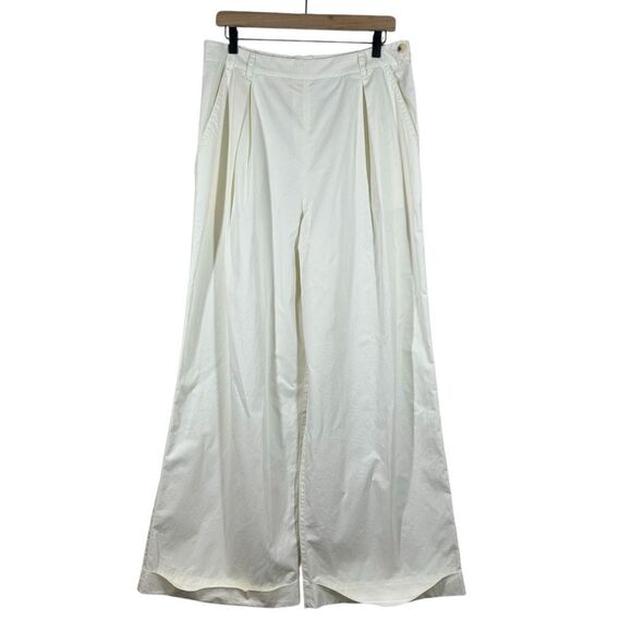 Doen Hilaire Pant Wide Leg Salt White Breezy Women’s Size 12 - Picture 1 of 9